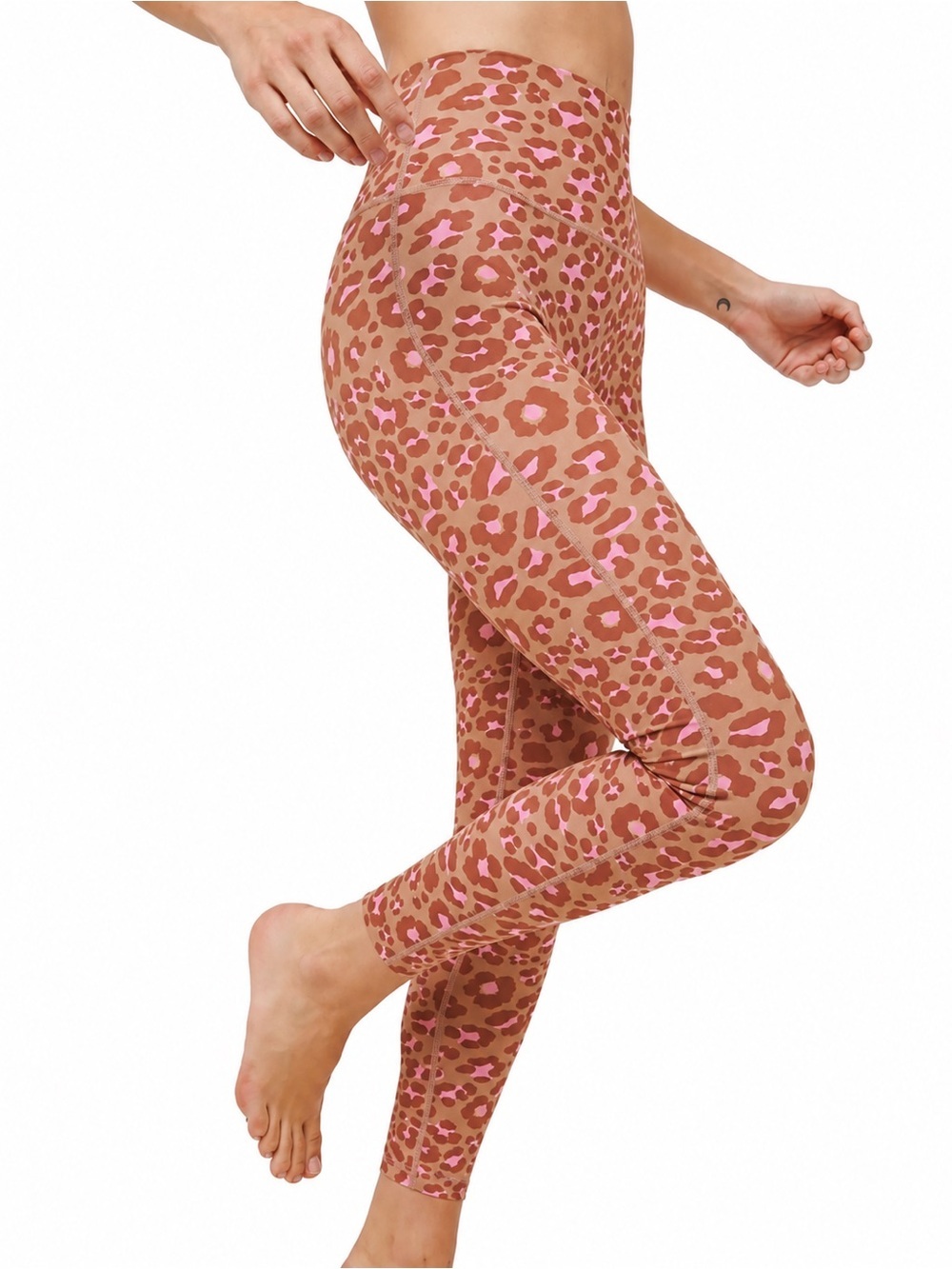 Offline by Aerie NWT pink/brown cheetah print leggings, medium